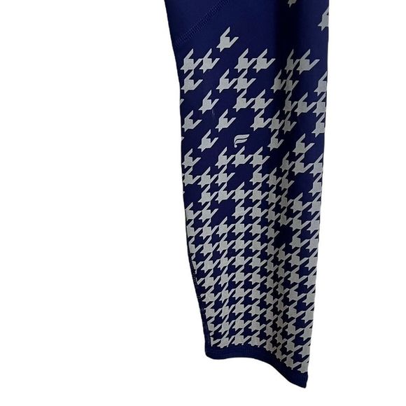 Fabletics Womens Sz S Ultracool Reflective 7/8 Leggings Houndstooth Print - Picture 3 of 7